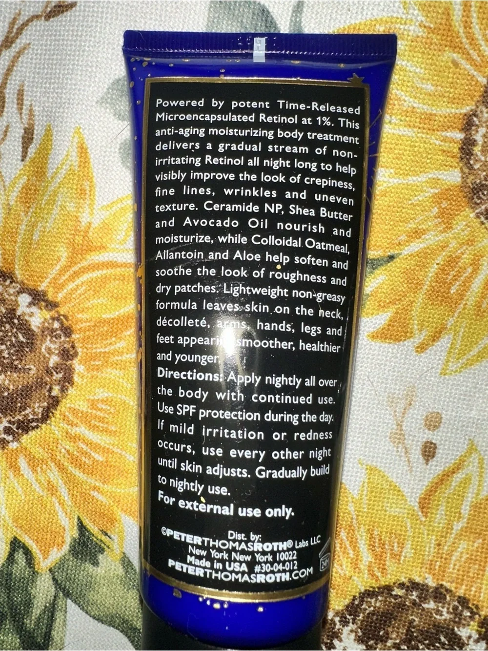 Peter Thomas Roth Retinol Fusion PM Body Moisturizing Treatment & Night Serum